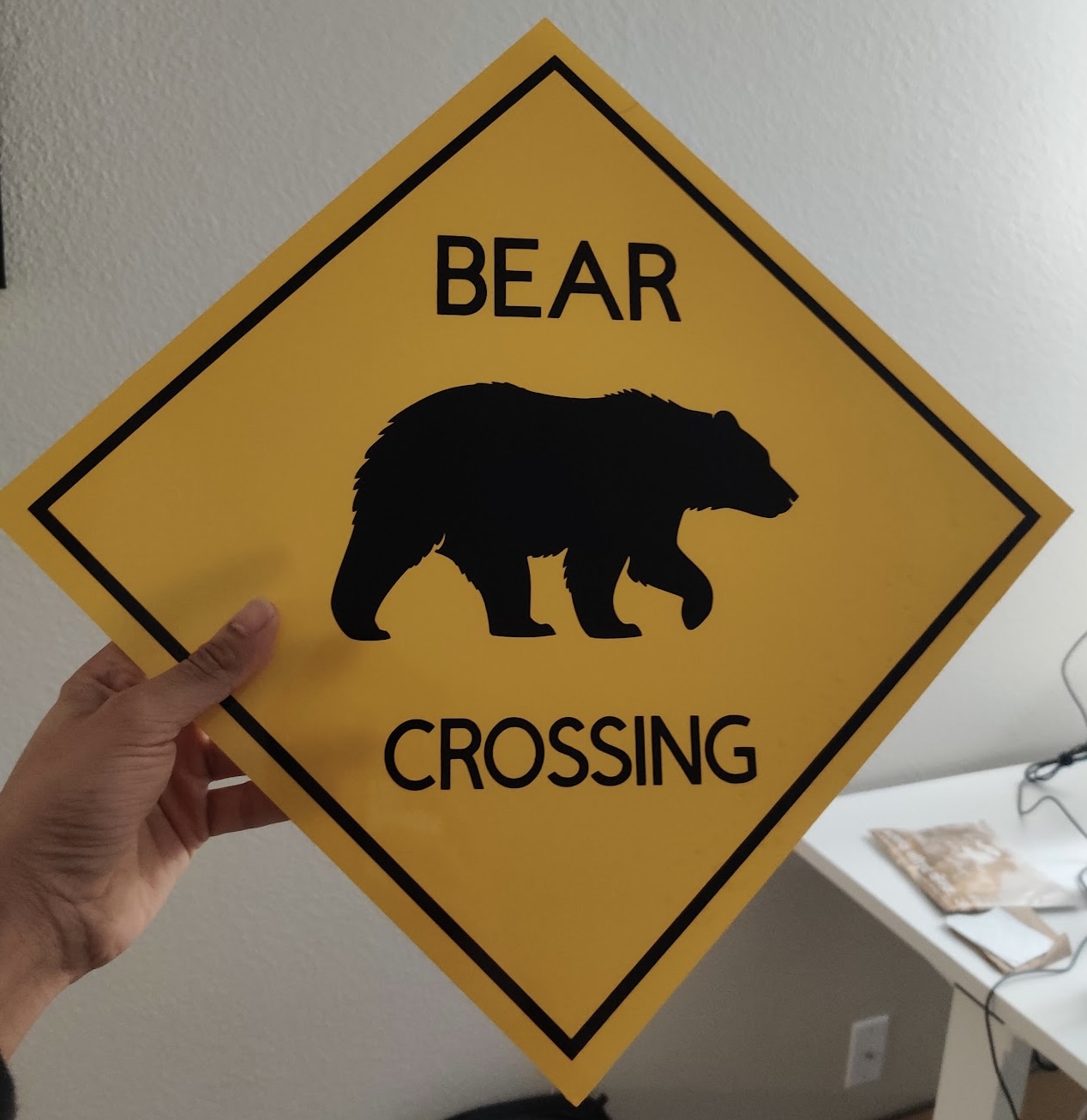 Bear crossing